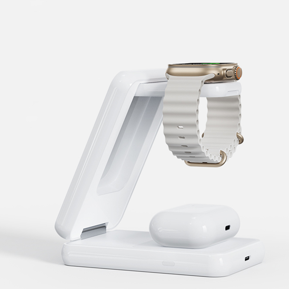 Apollo Pearl - 3 in 1 Ultra Premium MagSafe fast charger station